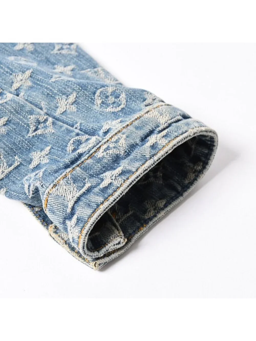 Louis Vuitton Monogram Denim Jacket Blue
